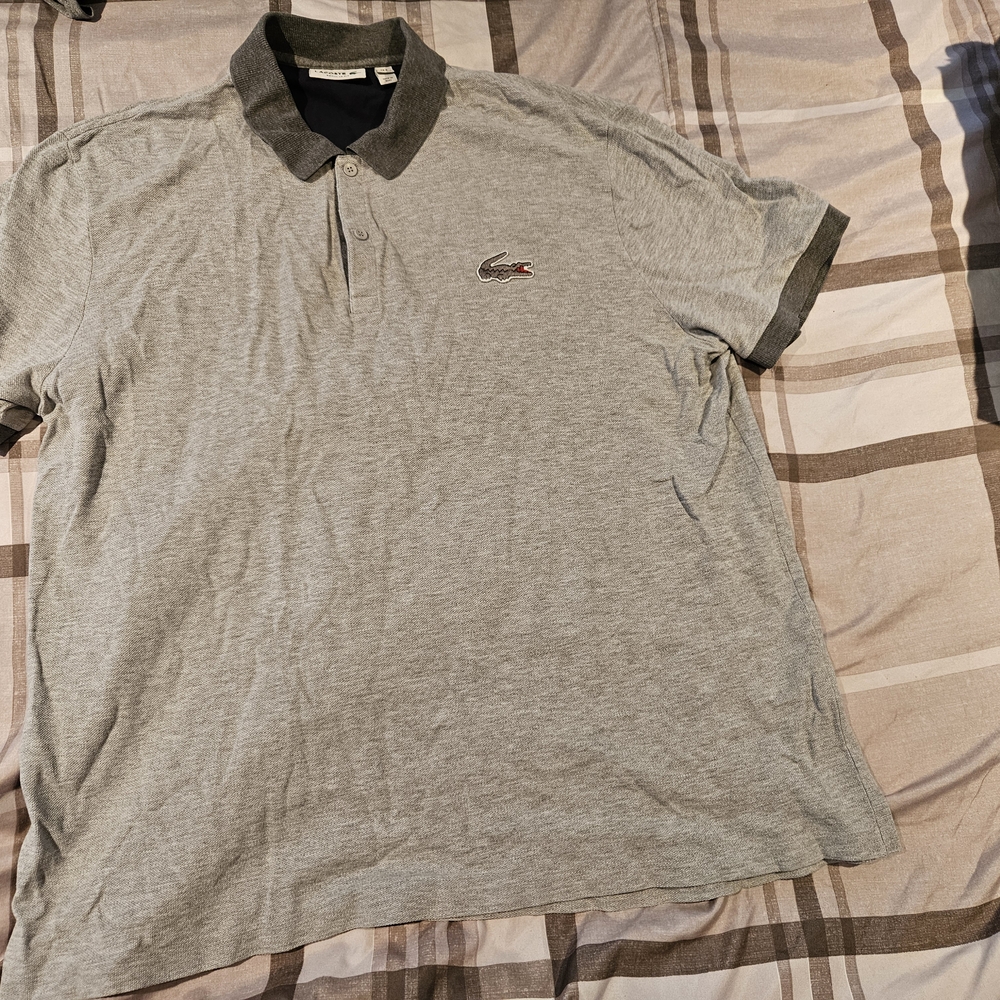 Lacoste Men's Polo Shirt in Gray